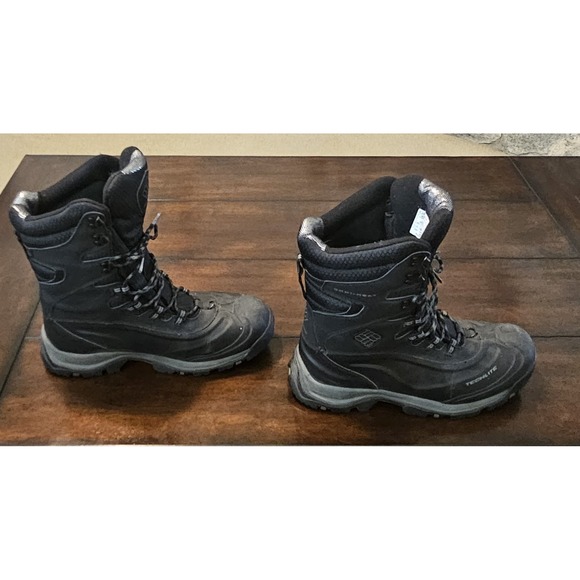 Columbia Boots Mens‎ 11 Black Bugaboot Insulated Waterproof Omni-Heat Black - Picture 1 of 8